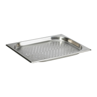 Gastronorm Pan Stainless Steel 1/2 20mm Deep Perforated