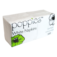 Economy Napkin 1Ply 30cm White (Pack 500) [500/10]