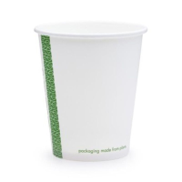 Vegware Compostable 6oz White Hot Cup (Pack 50)