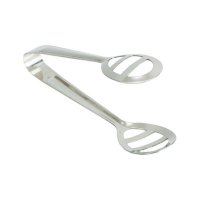 Stainless Steel Oval Salad Tong 8"