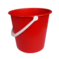Standard 9 Litre Round Mop Bucket Red