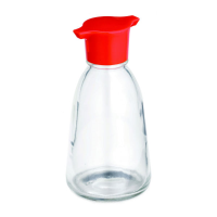 Tablecraft Glass 5oz Soy Sauce Bottle With Plastic Top