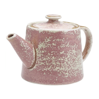Genware Terra Porcelain Rose Teapot 50cl/17.6oz