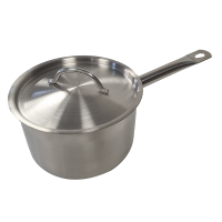 Professional Stainless Steel Sauce Pan & Lid 18cm, 2.8 Litres