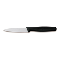Victorinox Polypropylene Paring Knife with Pointed Tip Serrated Edge in Black 8cm