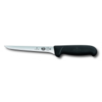 Victorinox Fibrox Handle Boning Knife with Curved Edge Narrow Flexible Blade 12cm