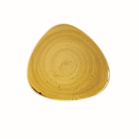 Churchil Stonecast Mustard Lotus Plate 9"