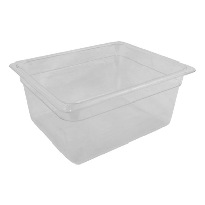 Gastronorm Pan Clear Polycarbonate 1/2 200mm Deep