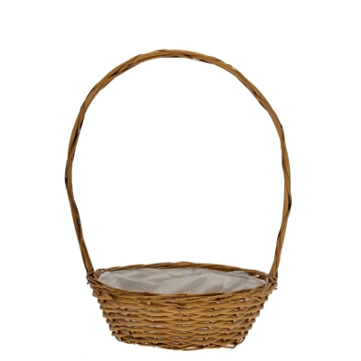 Hollywood Round Basket with Handle 12"