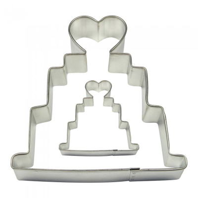 Cookie & Cake Wedding Cake Cutter (Pack of 2)