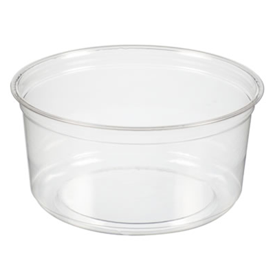 Gourmet Round PET Deli Pot Container 12oz / 300ml (Pack 50)
