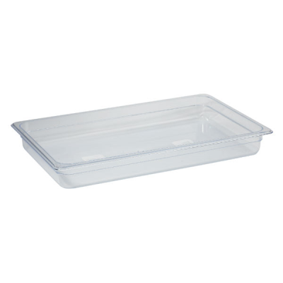 Gastronorm Pan Clear Polycarbonate 1/1 65mm Deep