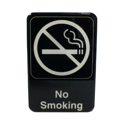 DBL Sign No Smoking 6"x9"