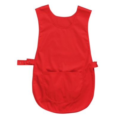 Red Tabard with Pocket in Small / Medium