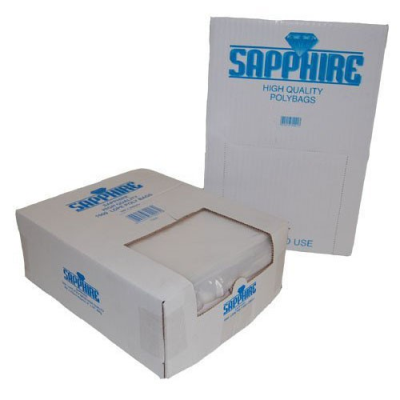 Sapphire Polythene Bags 250 Guage 10" x 12" (Pack 500)