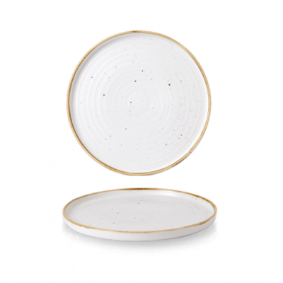Churchill Stonecast Barley White Walled Plate 27.5cm (Pack 6)
