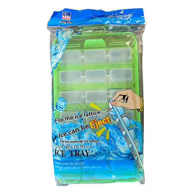 Plastic 18 mould Ice Cube Tray with removable moulds