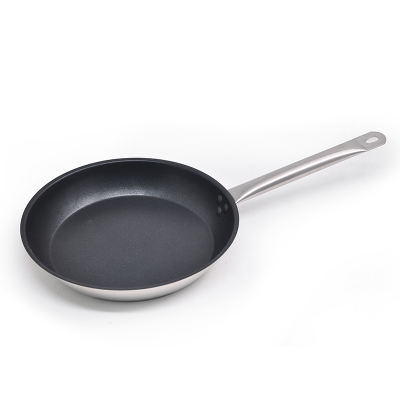 Professional Non Stick Stainless Steel Frying Pan 11", 28cm