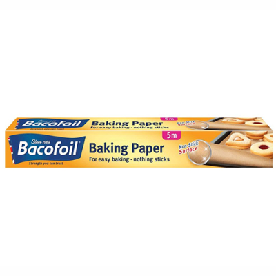 Bacofoil Baking Paper / Parchment 300mm x 5 Meter