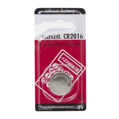 Maxell Coin Cell Lithium Battery CR2016 3V