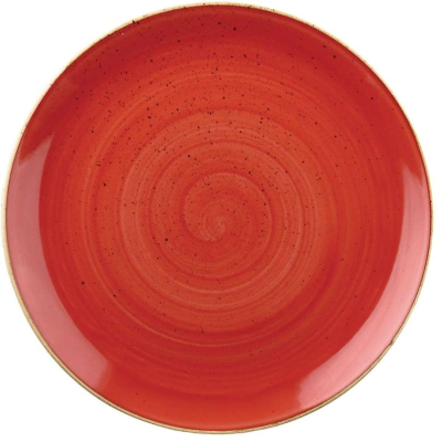 Churchill Stonecast Berry Red Evolve Coupe Plate 10.25" (Pack 12)