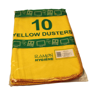 Traditional Yellow Duster 50x40cm (Pack 10)