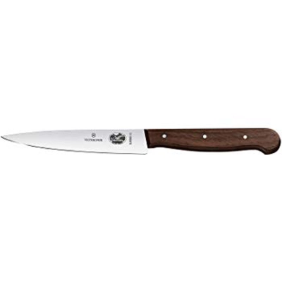 Victorinox Rosewood Handle Chefs Knife with Serrated Edge 22cm