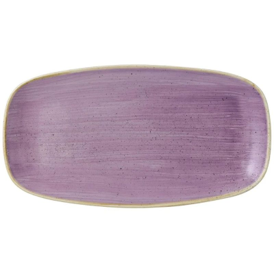 Churchill Stonecast Lavender Chefs Oblong Plate 11.75x6" (Pack 12)