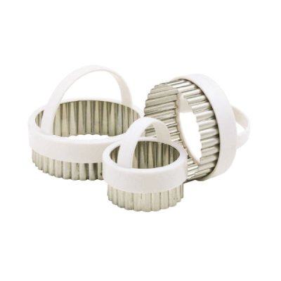Kitchen Craft Set of Three Fluted Pastry Cutters