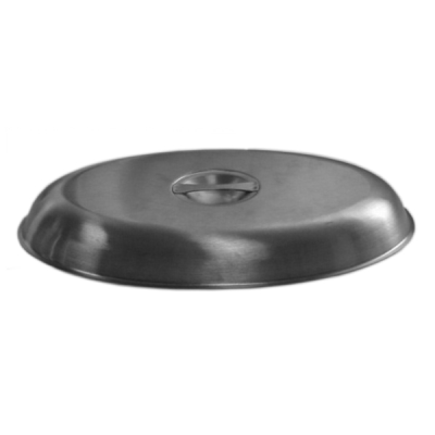 Oval Vegetable Dish Cover Stainless Steel 12"
