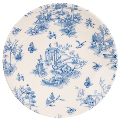 Churchill Toile Prague Profile Deep Coupe Plate 9.75" (Pack 12)