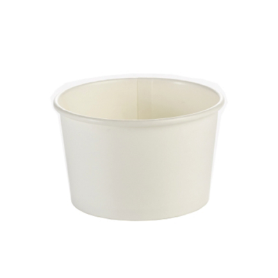 Disposable White Heavy Duty Soup Containers 8oz (Pack 50) [500]