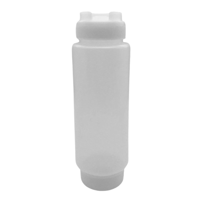 Squeeze Sauce Bottle Dual Opening In/Out Clear 20oz