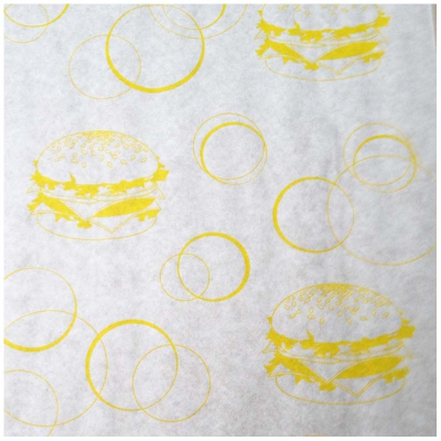 Greaseproof Paper Burger Wraps Yellow 250x320mm (Pack 1000)