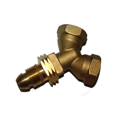 Brass Propane / LPG Y Pol Connector for Cylinders