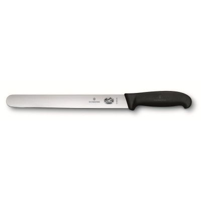 Victorinox Fibrox Handle Slicing Knife with Round Tip 25cm