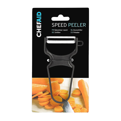 Chef Aid Black Plastic Speed Peeler