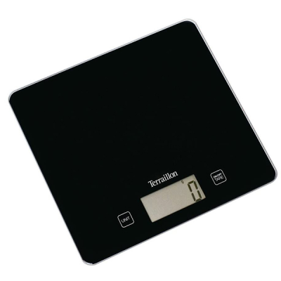 Terraillon T1040 Black 5kg Touch Sensitive Kitchen Scale With Liquid Measurement