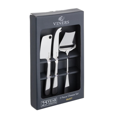 Viners Select 18/0 3 Piece Cheese Set Gift Box