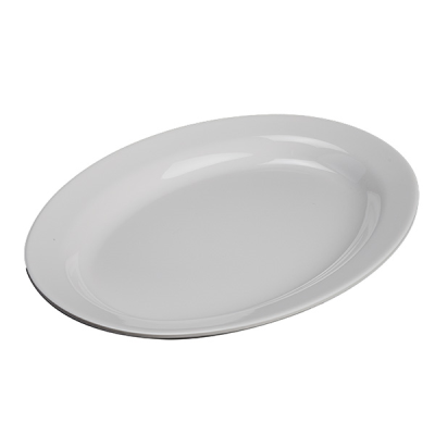 Melamine Oval Platter White 23cm