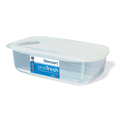 Stewart Sealfresh Clear Rectangular Container 1.5 Litre