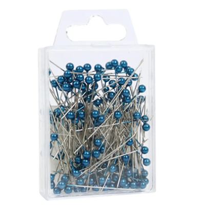 Round Headed 4cm Royal Blue Prl Pins (Pack 144)