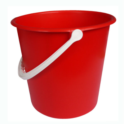 Standard 9 Litre Round Mop Bucket Red