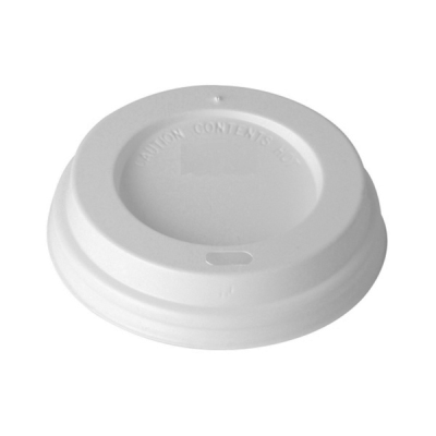 White Domed Sip-thru Lid to fit 4oz Cup (Pack 50) [100]