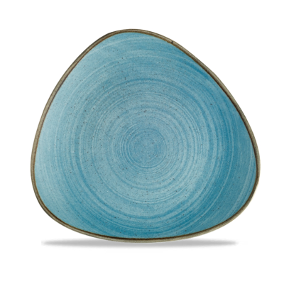 Churchill Stonecast Raw Blue Lotus Plate 9"