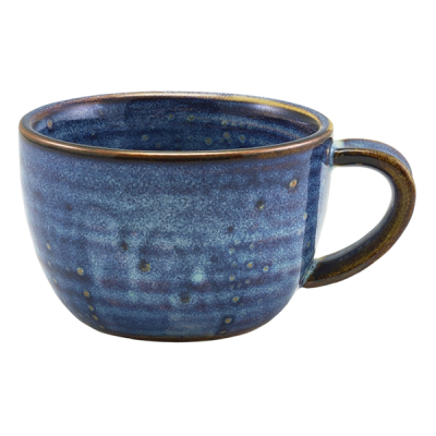 Genware Terra Porcelain Aqua Blue Coffee Cup 28.5cl/10oz