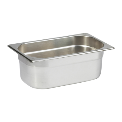 Gastronorm Pan Stainless Steel 1/4 100mm Deep