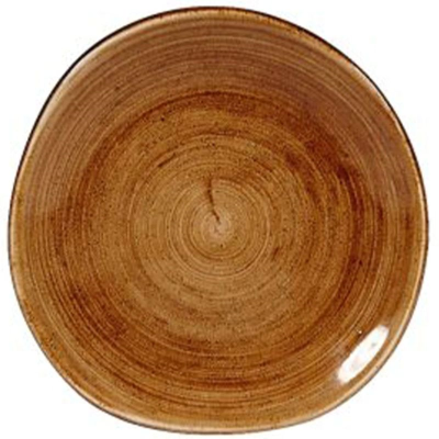 Churchill Stonecast Patina Vintage Copper Round Trace Plate 7.25" (Pack 12)