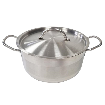 Professional Stainless Steel Casserole & Lid 20cm, 3 Litres