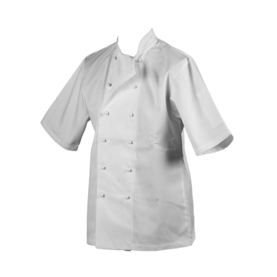 Chef's Jacket Short Sleeve White Small